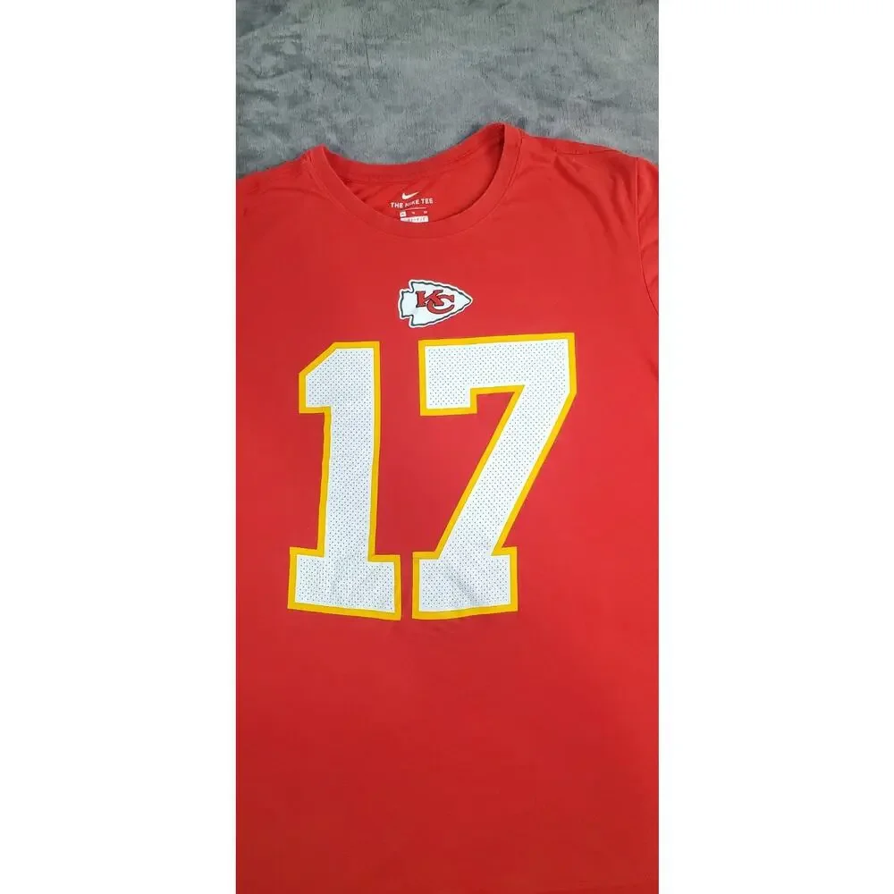 Nike Tee Kansas City Chiefs Sz XL Men's Red Hardman 17 Dri-Fit NFL Football C31